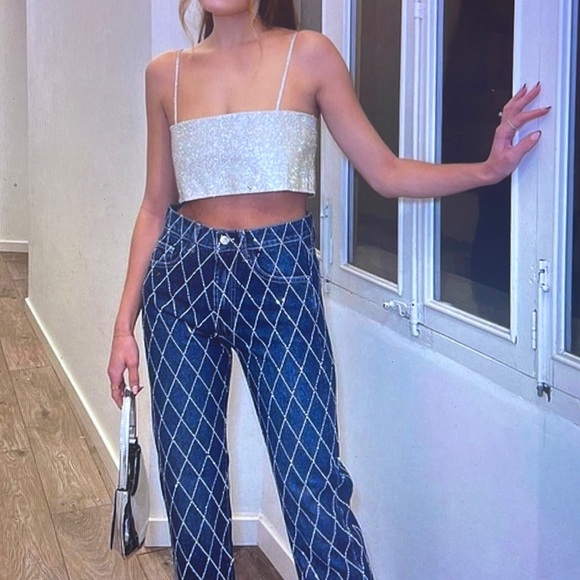 Zara Limited Edition Jewel TRF Jeans